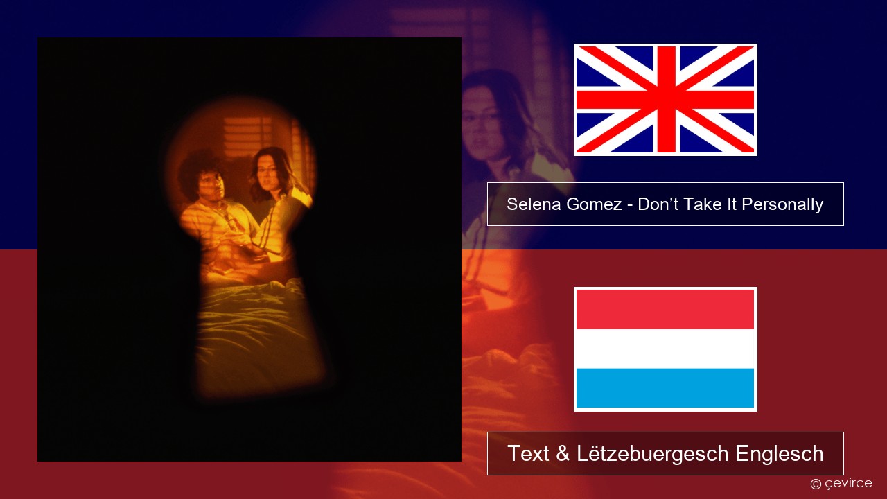Selena Gomez – Don’t Take It Personally Englisch Text & Lëtzebuergesch Englesch