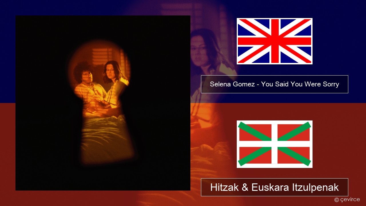 Selena Gomez – You Said You Were Sorry Ingelesa Hitzak & Euskara Itzulpenak