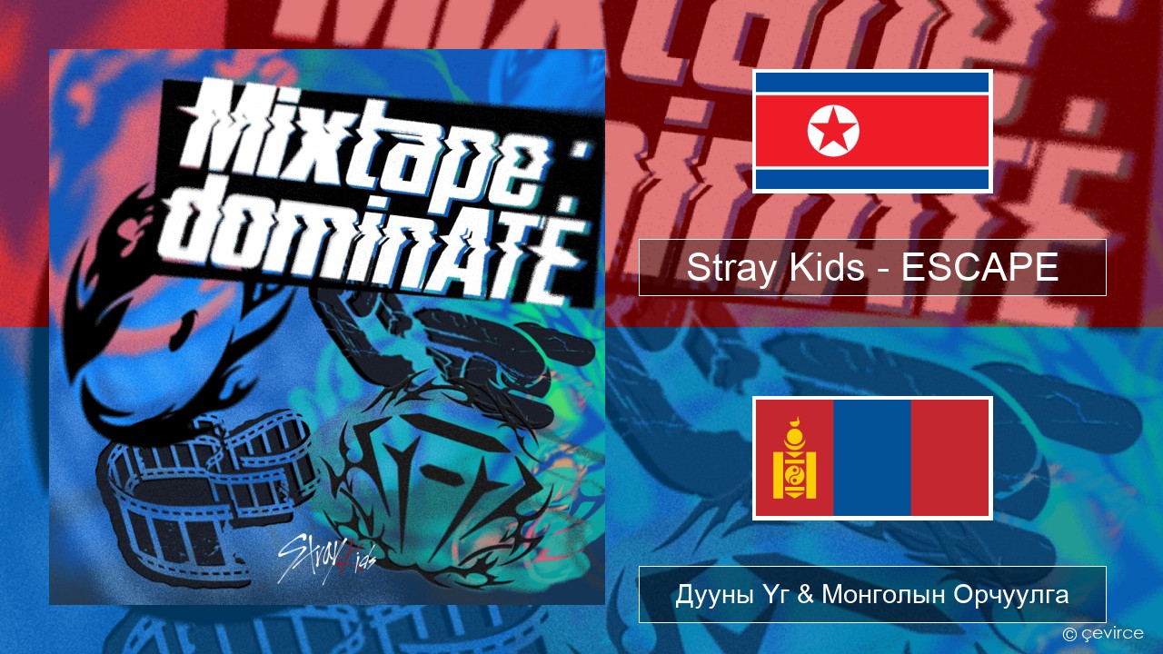 Stray Kids – ESCAPE Солонгос хэл Дууны Үг & Монголын Орчуулга