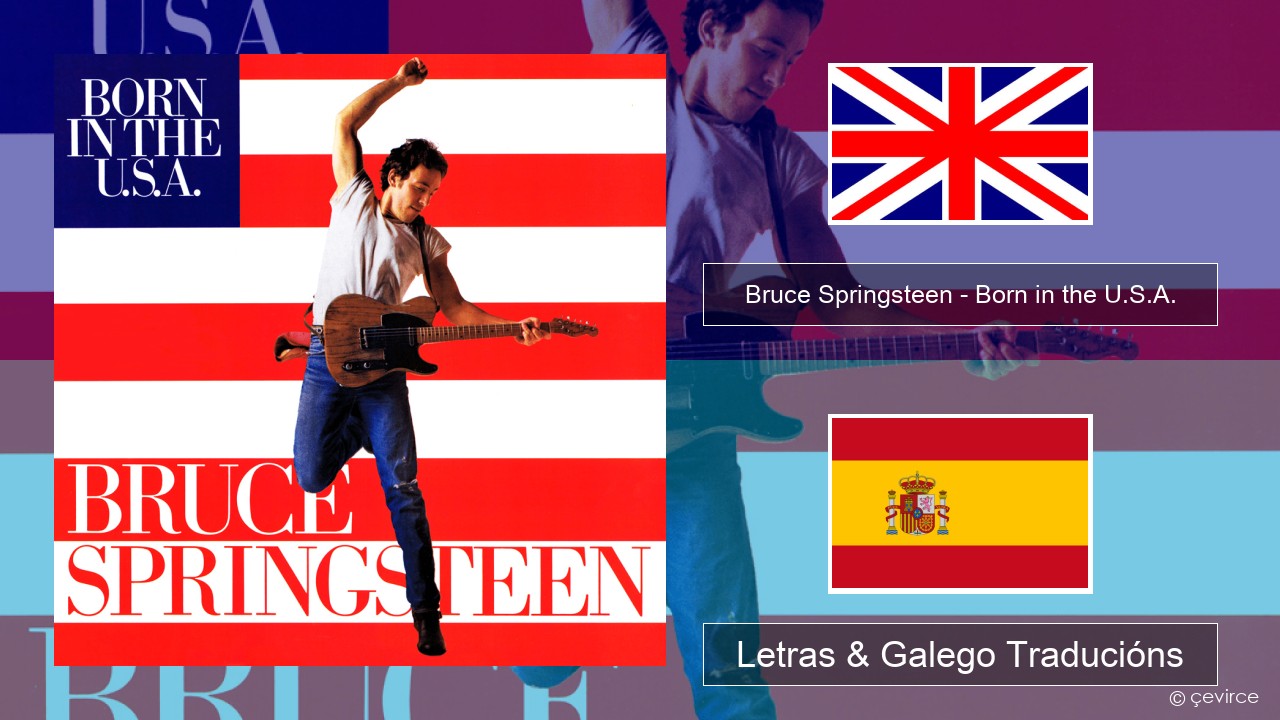 Bruce Springsteen – Born in the U.S.A. Inglés Letras & Galego Traducións