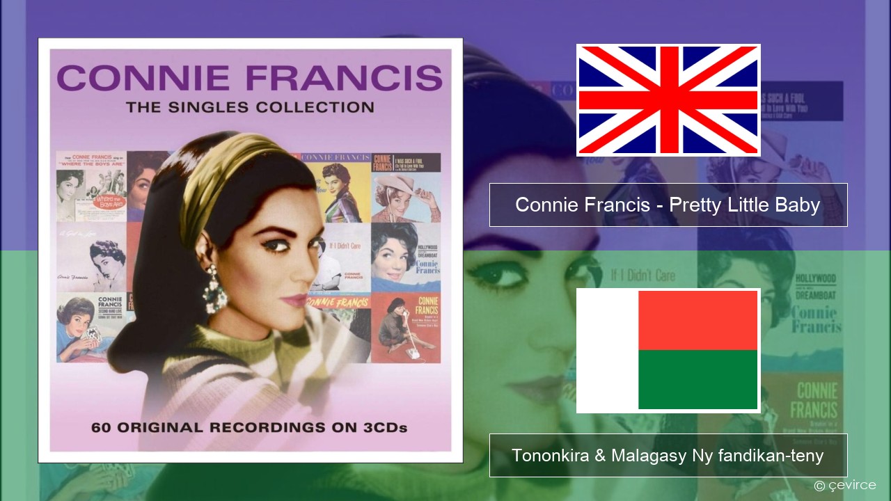 Connie Francis – Pretty Little Baby Malagasy Tononkira & Malagasy Ny fandikan-teny