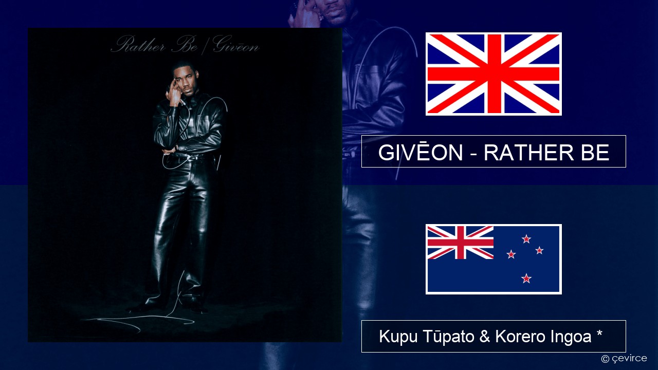 GIVĒON – RATHER BE Ingoa *  Kupu Tūpato & Korero Ingoa *