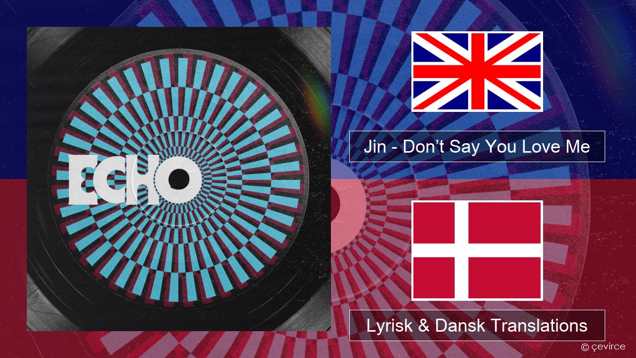 Jin (진) – Don’t Say You Love Me Engelsk Lyrisk & Dansk Translations