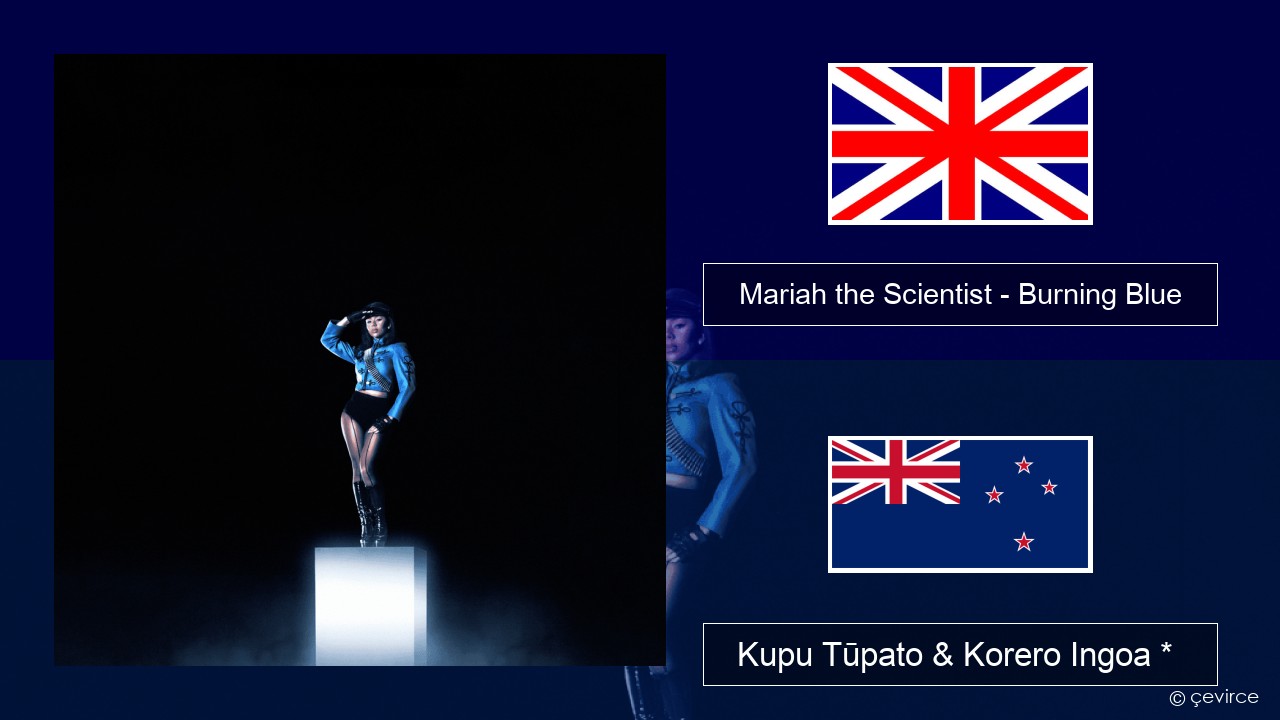 Mariah the Scientist – Burning Blue Ingoa *  Kupu Tūpato & Korero Ingoa *