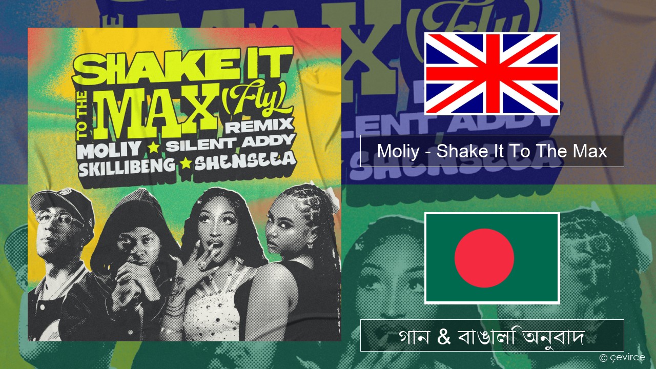 Moliy – Shake It To The Max (Skillibeng & Shenseea Remix) ইংরেজি গান & বাঙালি অনুবাদ