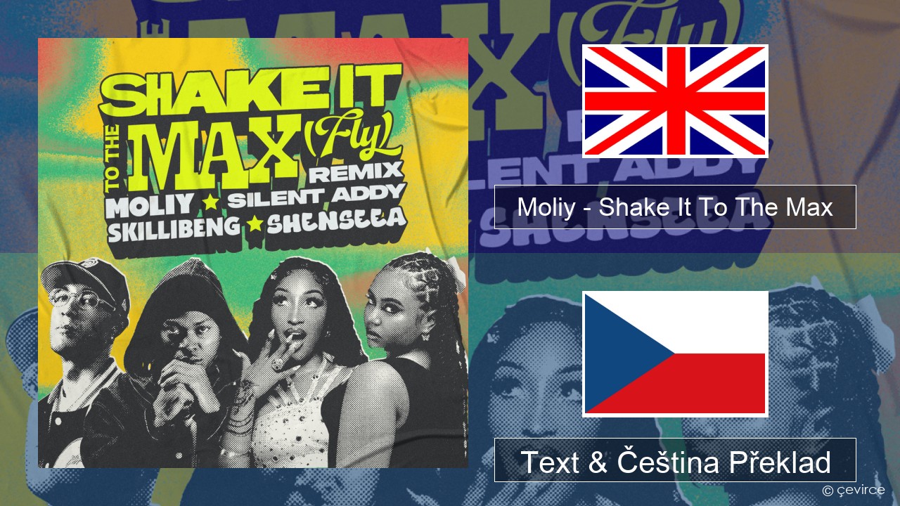 Moliy – Shake It To The Max (Skillibeng & Shenseea Remix) Anglický Text & Čeština Překlad