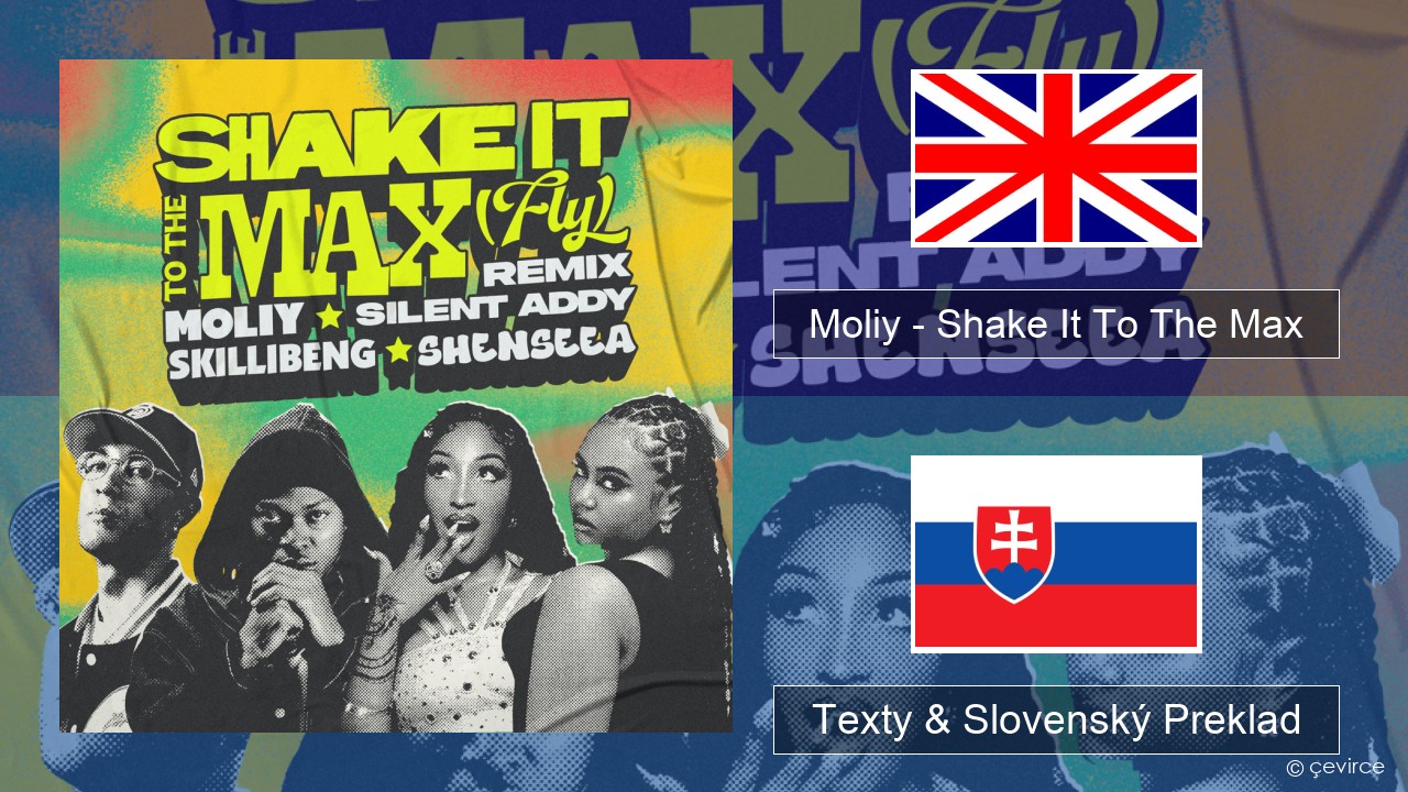 Moliy – Shake It To The Max (Skillibeng & Shenseea Remix) Anglický Texty & Slovenský Preklad