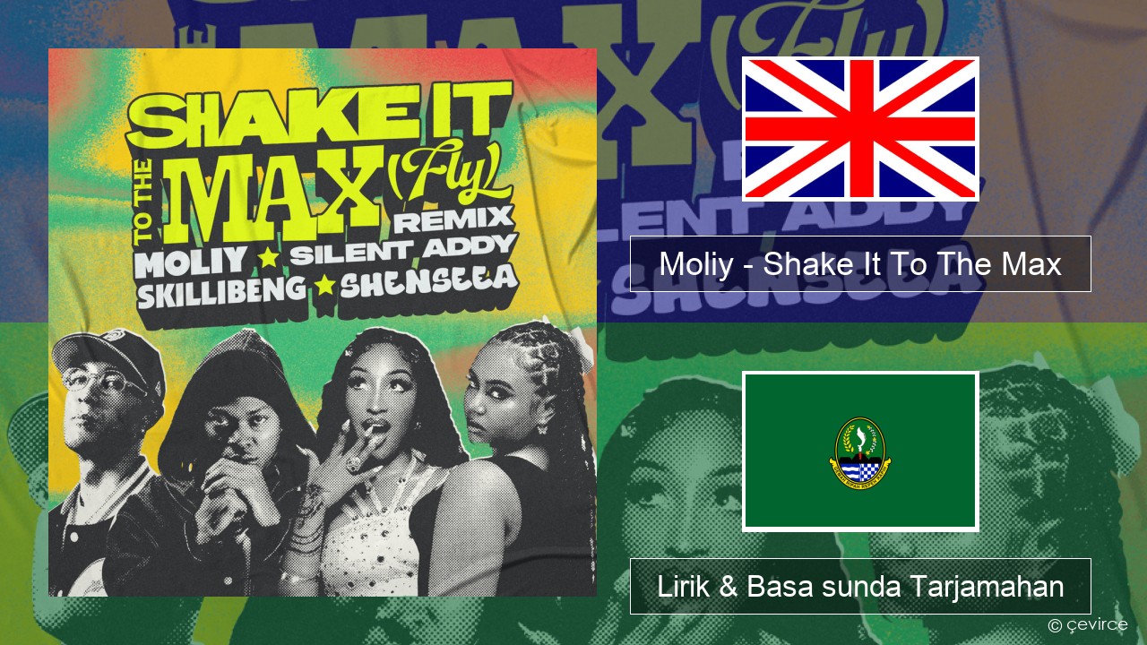 Moliy – Shake It To The Max (Skillibeng & Shenseea Remix) Basa inggris Lirik & Basa sunda Tarjamahan
