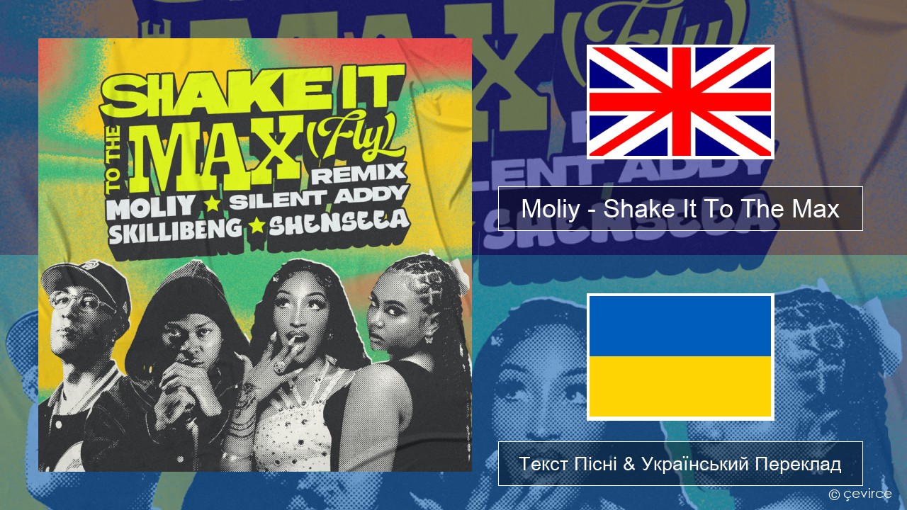 Moliy – Shake It To The Max (Skillibeng & Shenseea Remix) Англійський Текст Пісні & Український Переклад