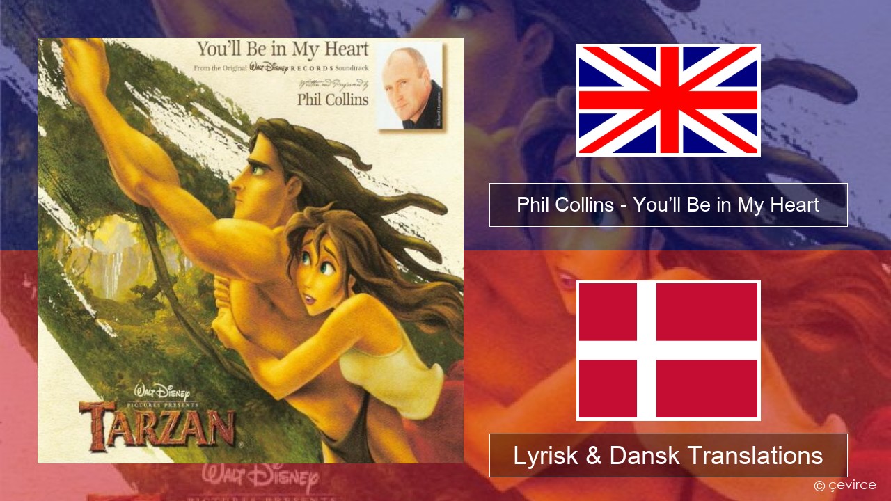 Phil Collins – You’ll Be in My Heart Engelsk Lyrisk & Dansk Translations