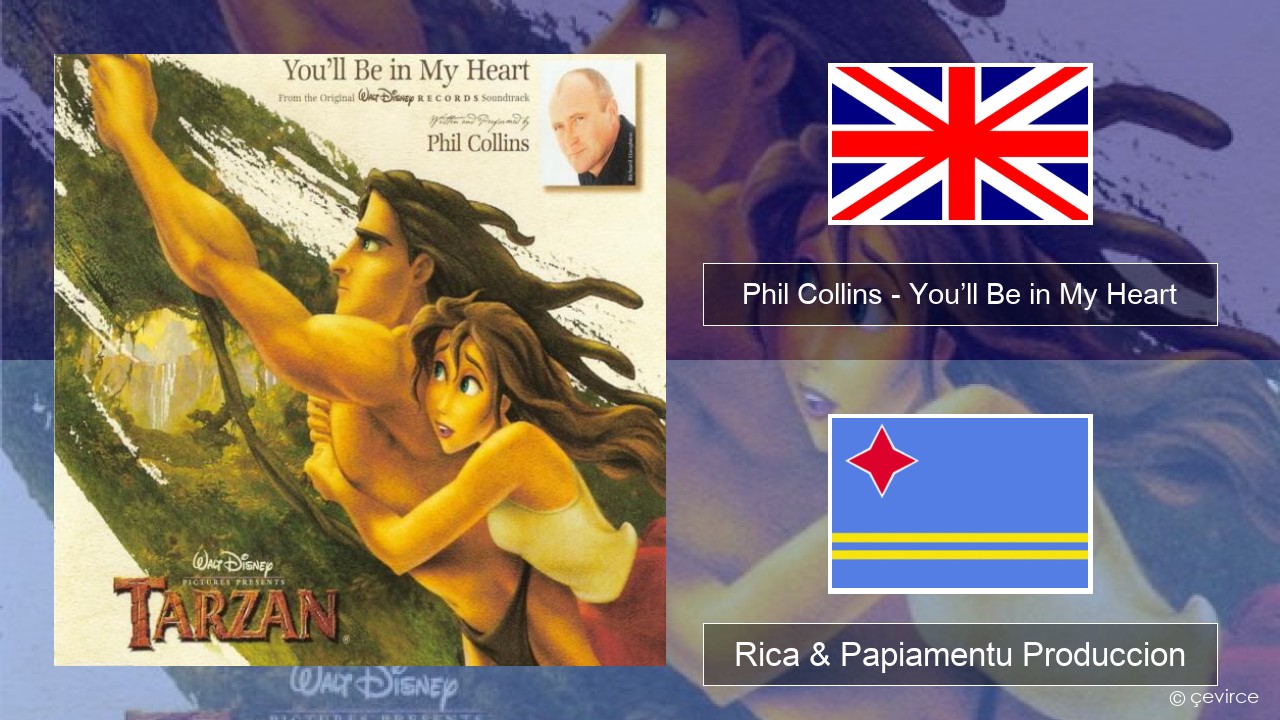 Phil Collins – You’ll Be in My Heart Ing Rica & Papiamentu Produccion