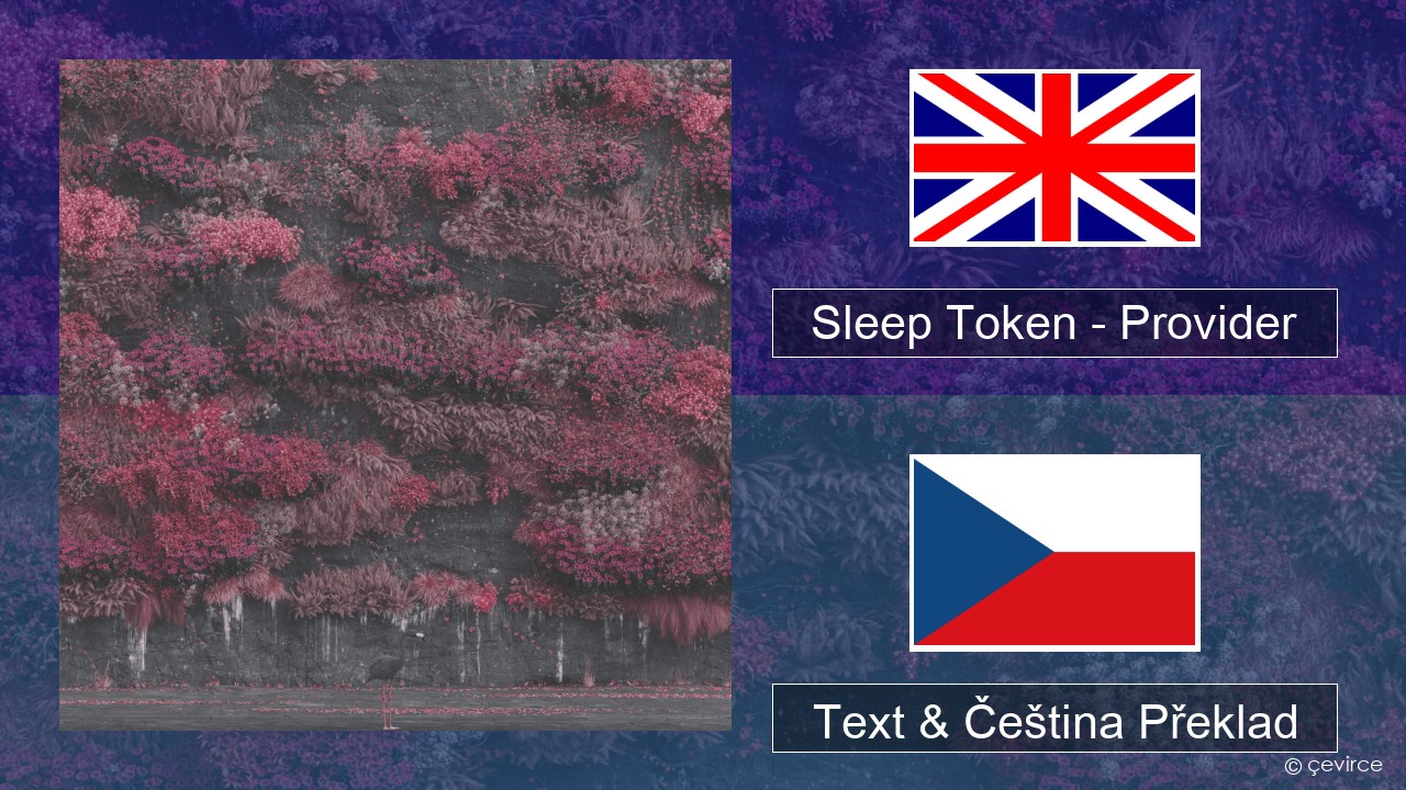 Sleep Token – Provider Anglický Text & Čeština Překlad