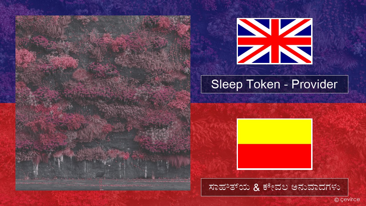 Sleep Token – Provider ಇಂಗ್ಲೀಷ್ ಸಾಹಿತ್ಯ & ಕೇವಲ ಅನುವಾದಗಳು
