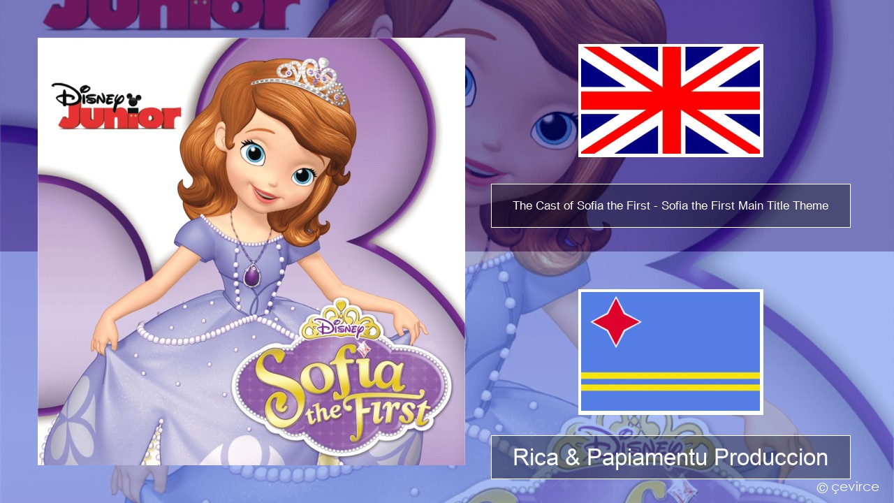 The Cast of Sofia the First – Sofia the First Main Title Theme Ing Rica & Papiamentu Produccion