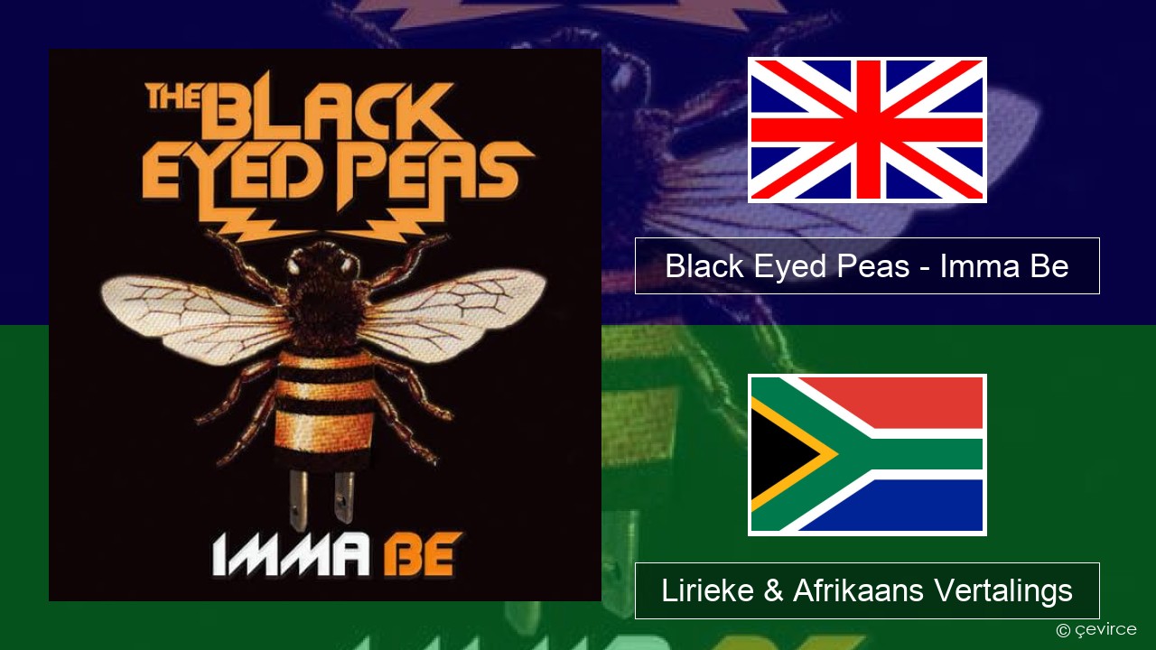 Black Eyed Peas – Imma Be Engels Lirieke & Afrikaans Vertalings