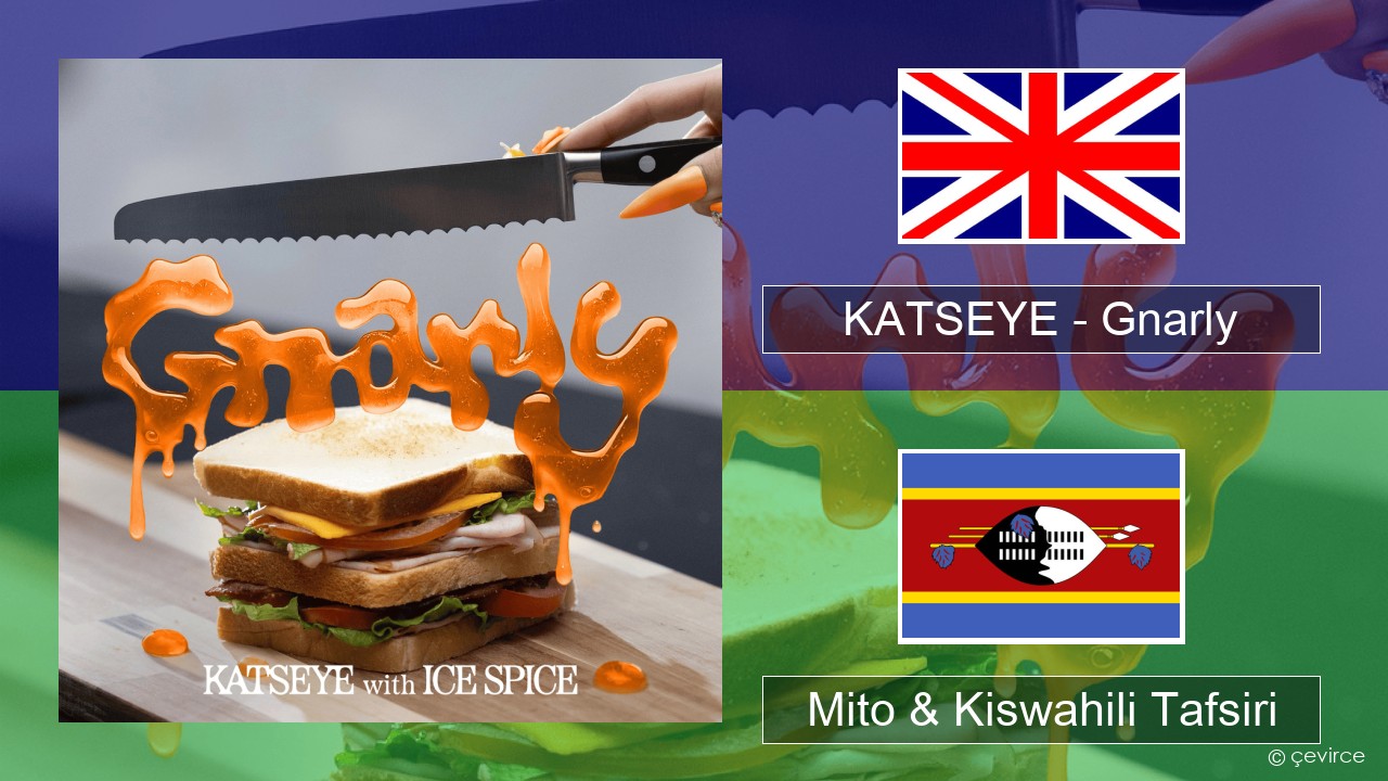 KATSEYE – Gnarly (Ice Spice Remix) Englishen Mito & Kiswahili Tafsiri