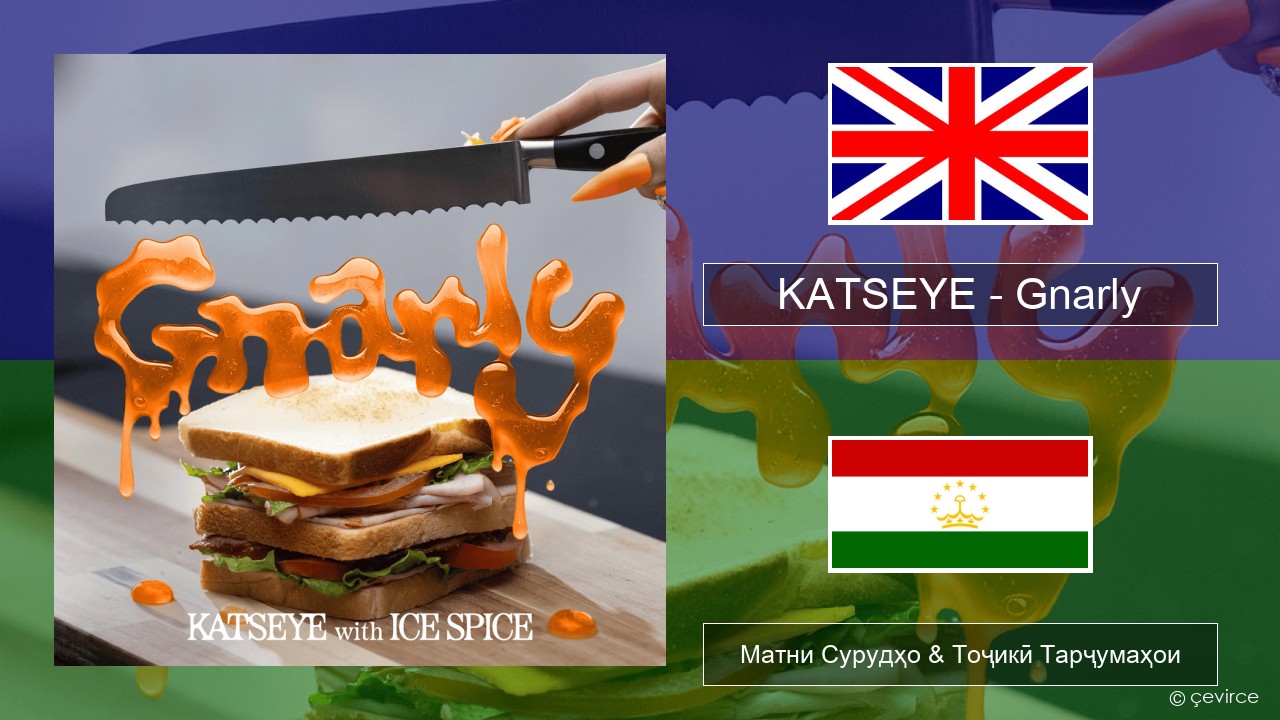 KATSEYE – Gnarly (Ice Spice Remix) English Матни Сурудҳо & Тоҷикӣ Тарҷумаҳои