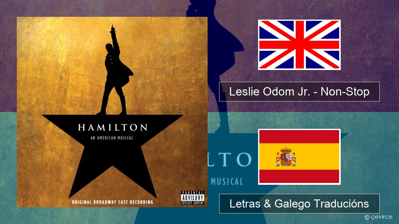 Leslie Odom Jr. – Non-Stop Inglés Letras & Galego Traducións