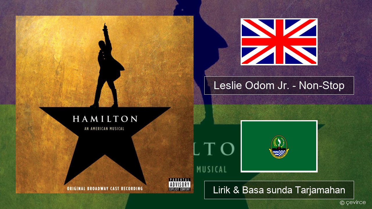 Leslie Odom Jr. – Non-Stop Basa inggris Lirik & Basa sunda Tarjamahan