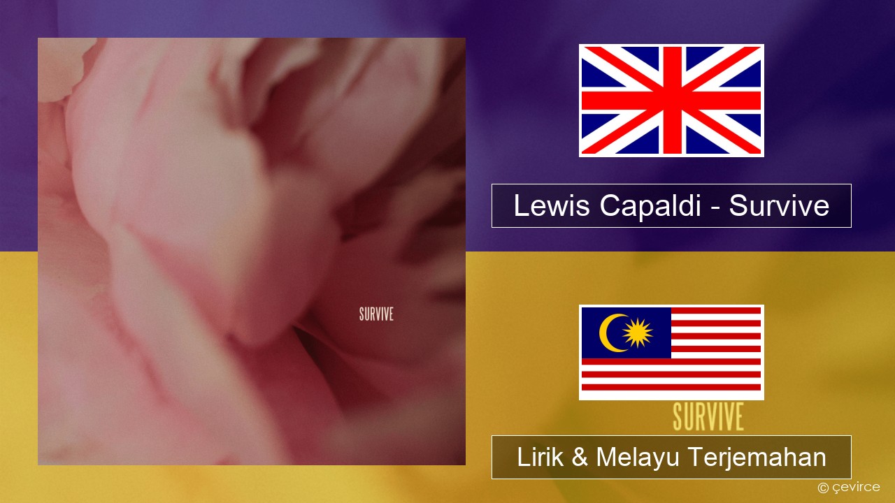 Lewis Capaldi – Survive Francais Lirik & Melayu (Malay) Terjemahan