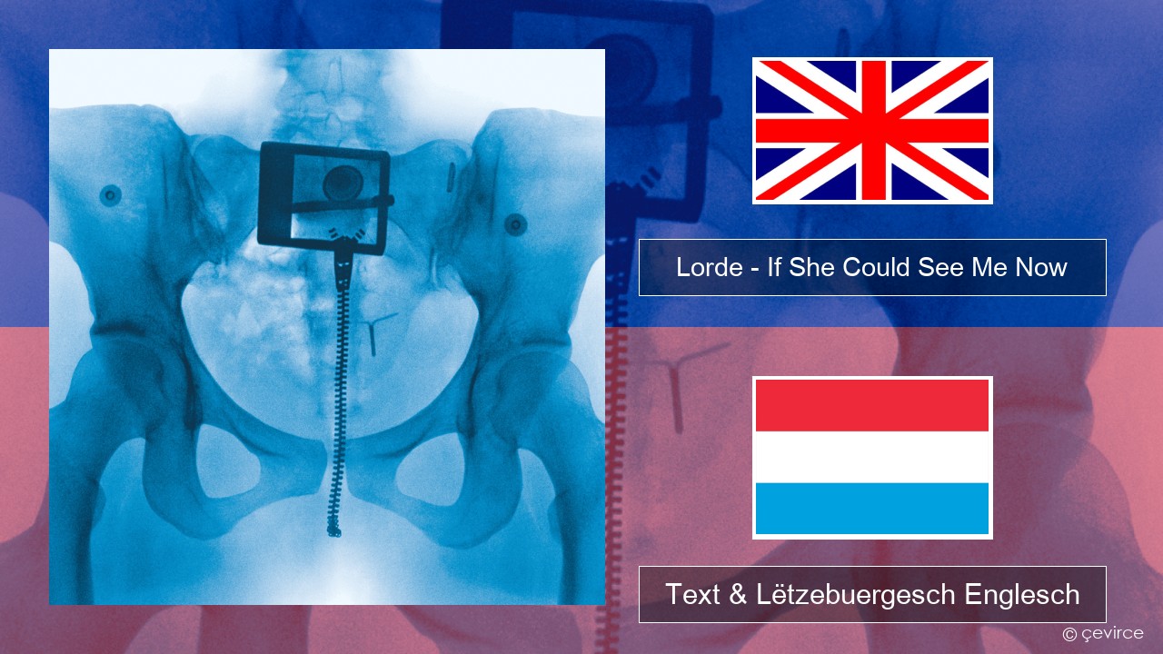 Lorde – If She Could See Me Now Englisch Text & Lëtzebuergesch Englesch