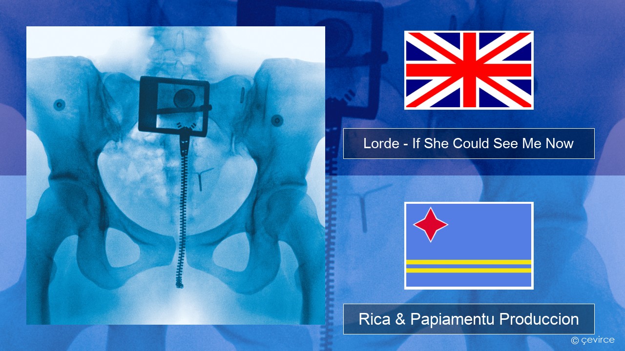 Lorde – If She Could See Me Now Ing Rica & Papiamentu Produccion