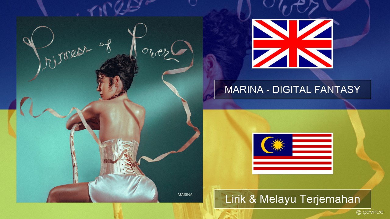 MARINA – DIGITAL FANTASY Francais Lirik & Melayu (Malay) Terjemahan