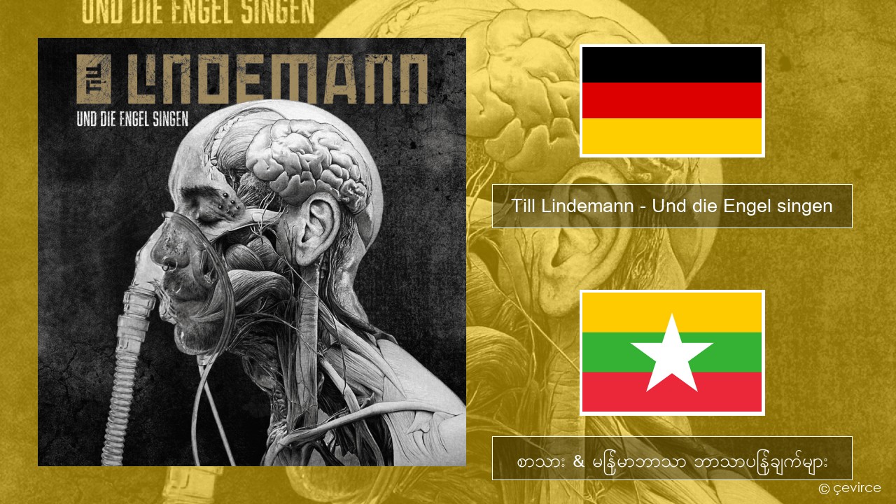 Till Lindemann – Und die Engel singen ဂျာမန် စာသား & မြန်မာဘာသာ ဘာသာပြန်ချက်များ