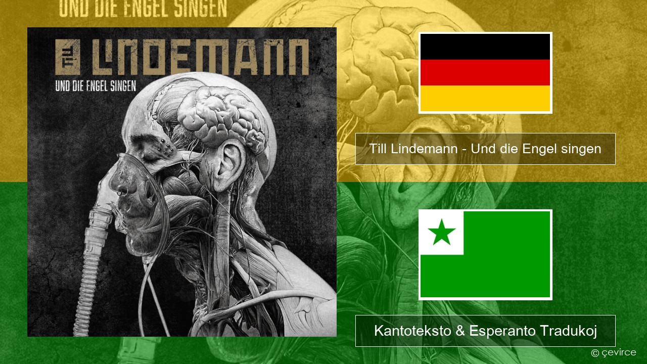 Till Lindemann – Und die Engel singen La germana Kantoteksto & Esperanto Tradukoj