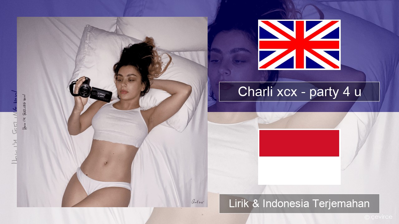 Charli xcx – party 4 u Bahasa Indonesia Lirik & Indonesia Terjemahan