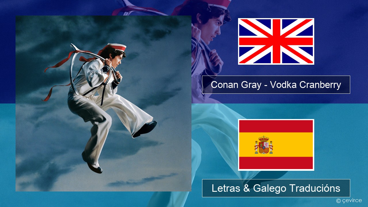 Conan Gray – Vodka Cranberry Inglés Letras & Galego Traducións