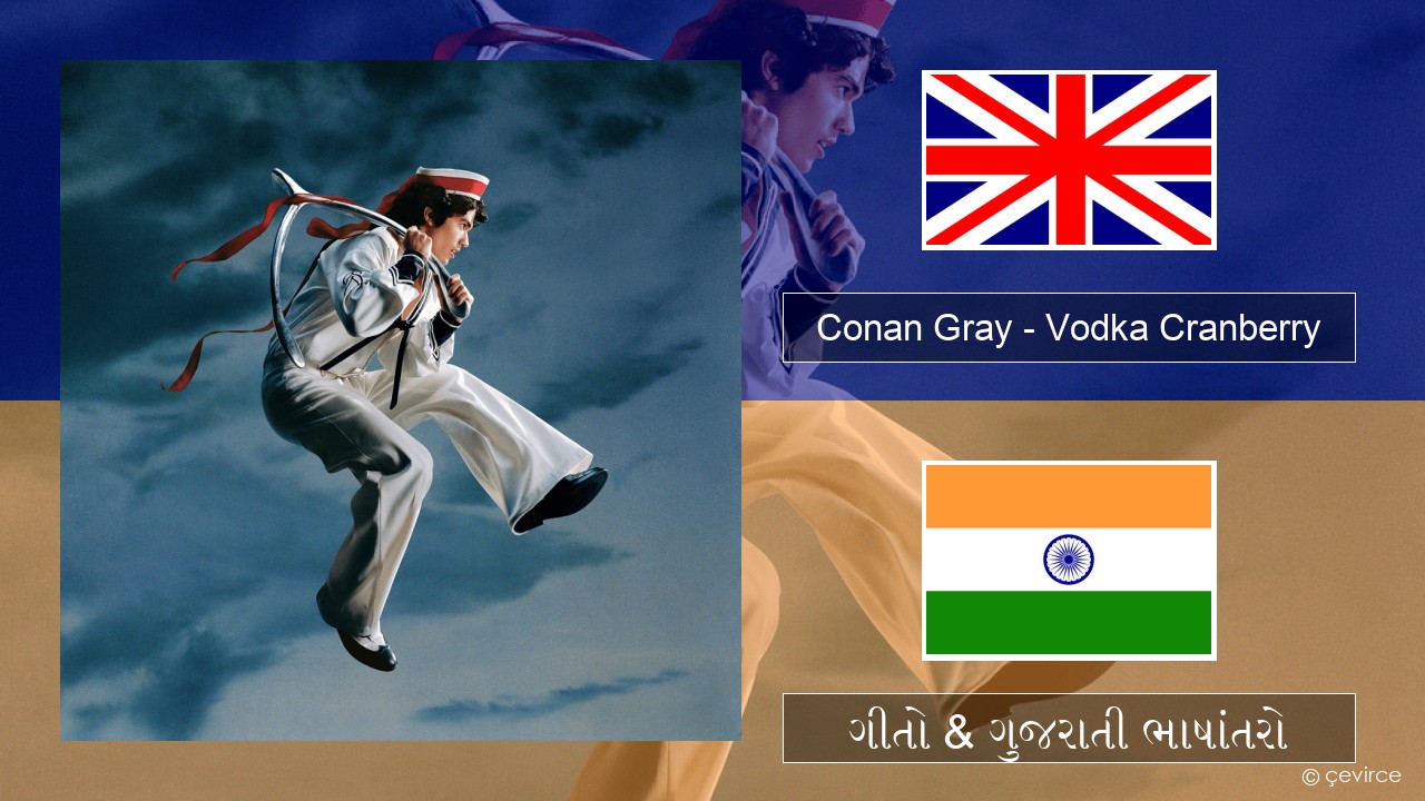 Conan Gray – Vodka Cranberry ગુજરાતી ગીતો & ગુજરાતી ભાષાંતરો