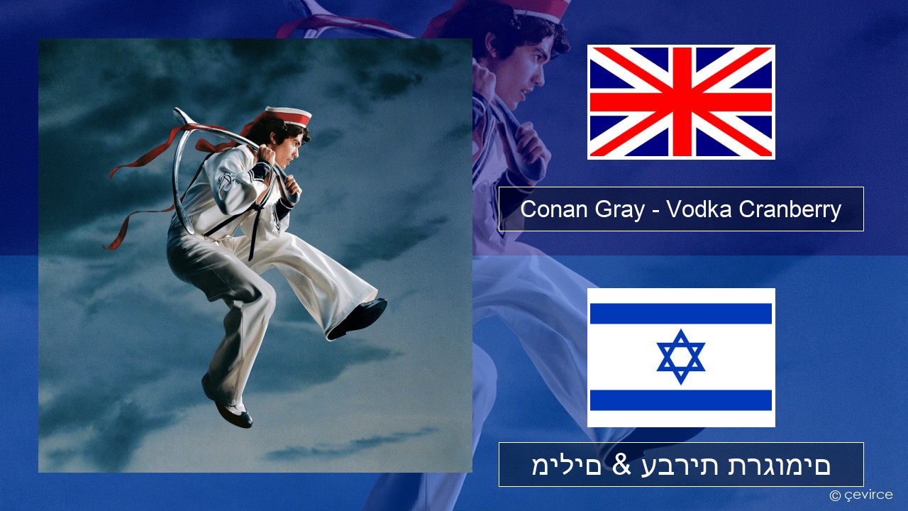 Conan Gray – Vodka Cranberry אנגלית מילים & עברית תרגומים