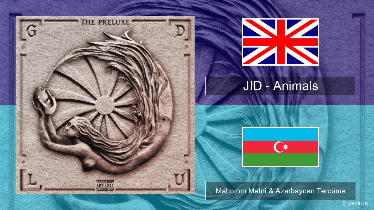 JID – Animals (Pt. I) İngilis dili Mahnının Mətni & Azərbaycan Tərcümə