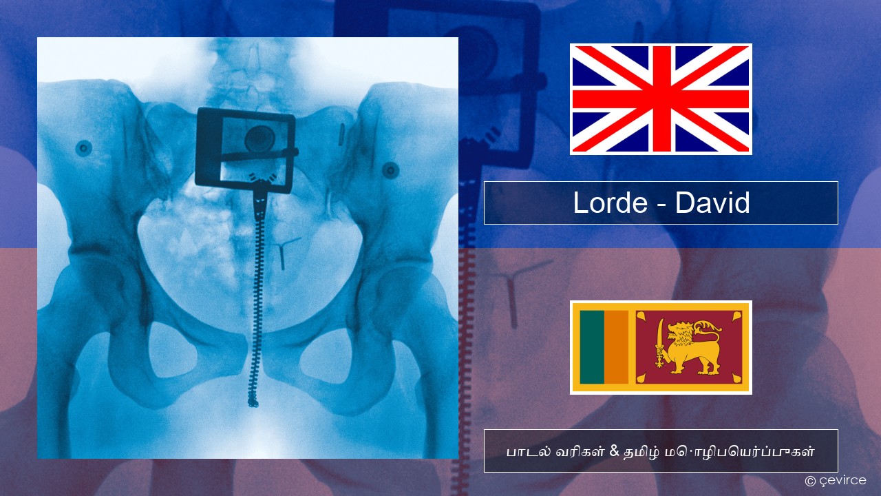 Lorde – David தமிழ் பாடல் வரிகள் & தமிழ் மொழிபெயர்ப்புகள்
