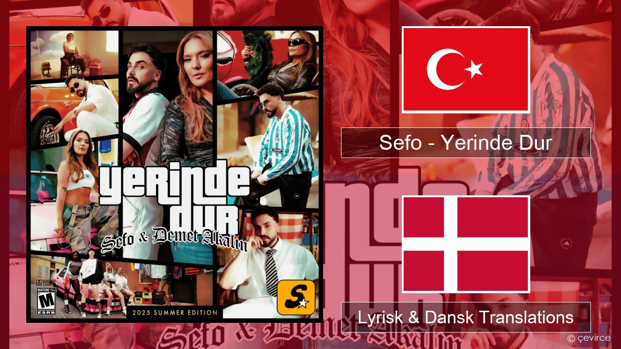 Sefo – Yerinde Dur Tyrkisk Lyrisk & Dansk Translations