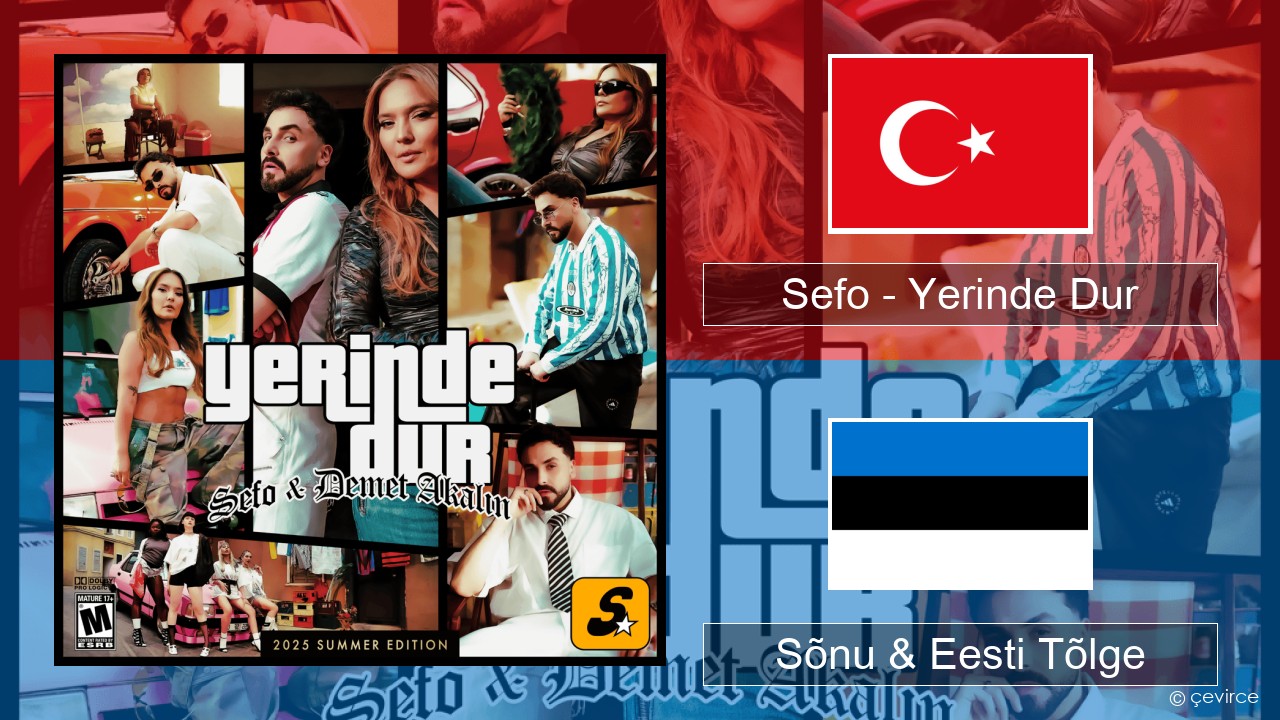 Sefo – Yerinde Dur Türgi Sõnu & Eesti Tõlge