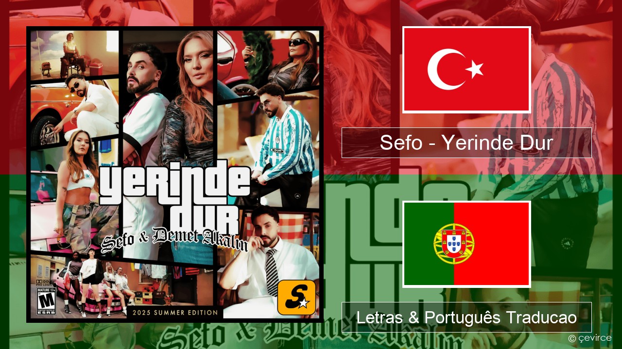 Sefo – Yerinde Dur Turco Letras & Português Traducao