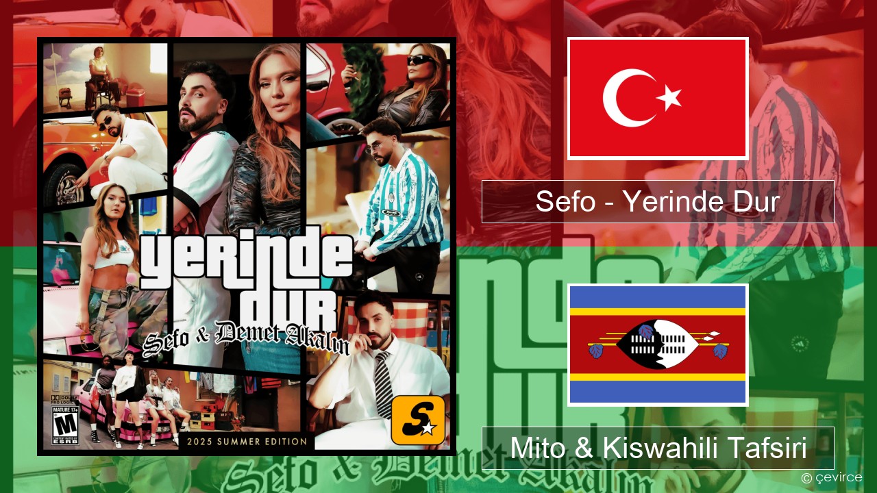 Sefo – Yerinde Dur Kituruki Mito & Kiswahili Tafsiri