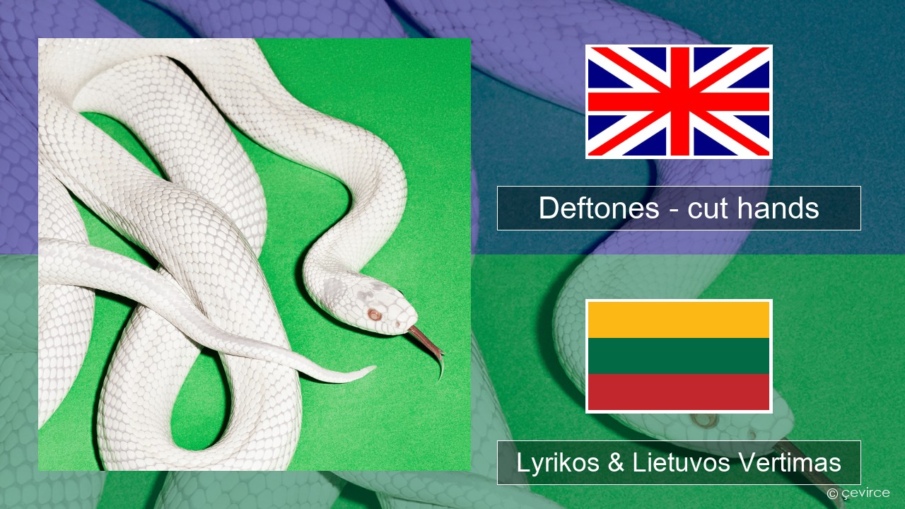 Deftones – cut hands Anglų Lyrikos & Lietuvos Vertimas