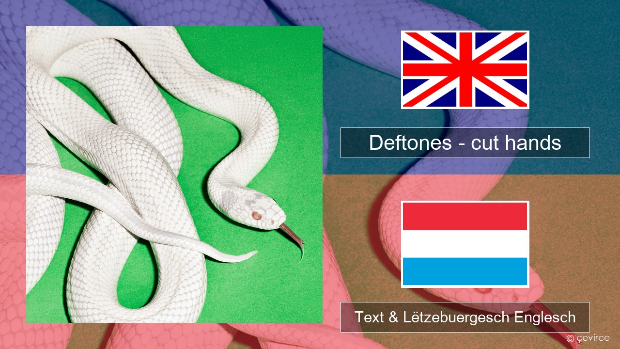 Deftones – cut hands Englisch Text & Lëtzebuergesch Englesch