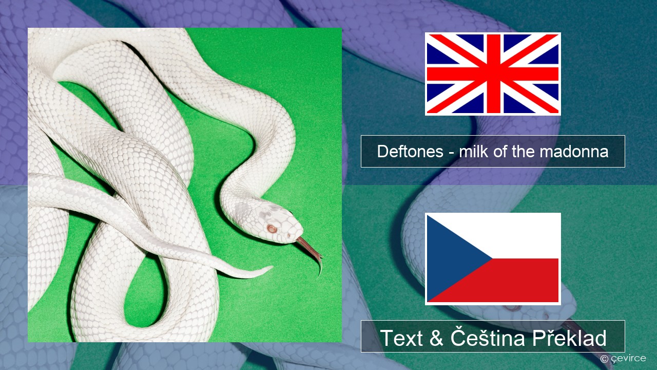 Deftones – milk of the madonna Anglický Text & Čeština Překlad