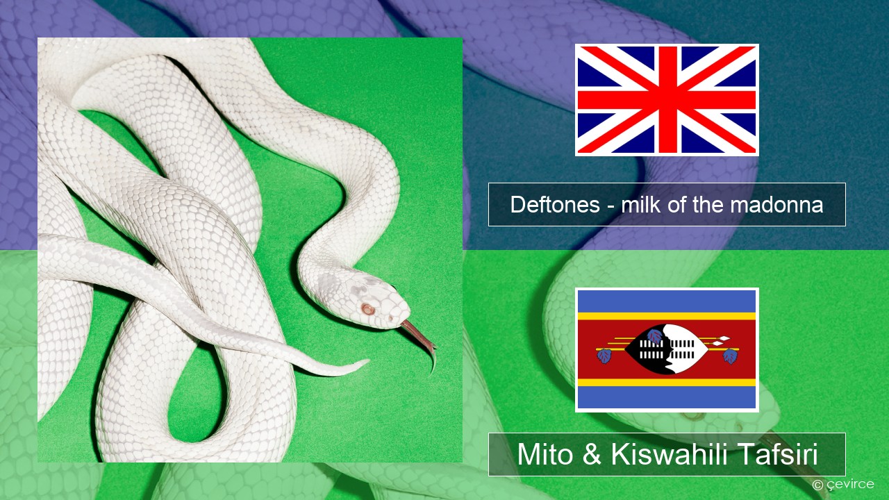Deftones – milk of the madonna Englishen Mito & Kiswahili Tafsiri