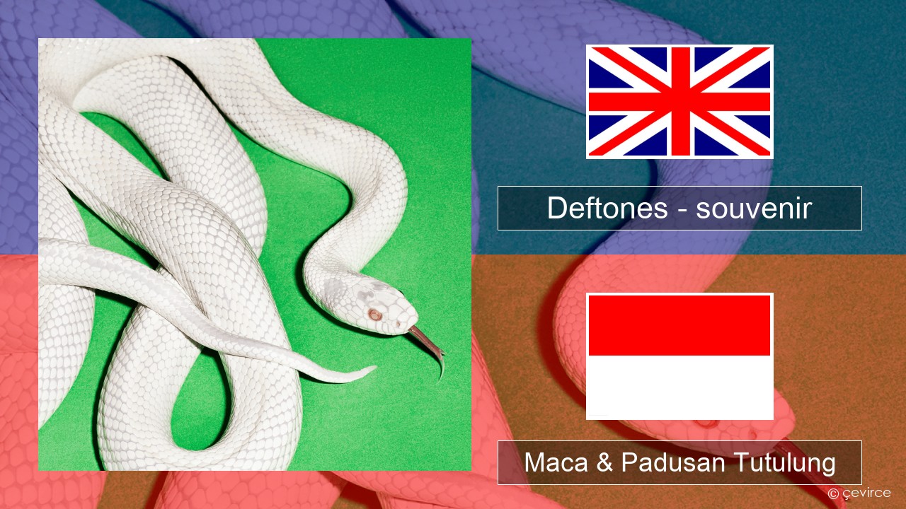 Deftones – souvenir Sing Maca & Padusan Tutulung