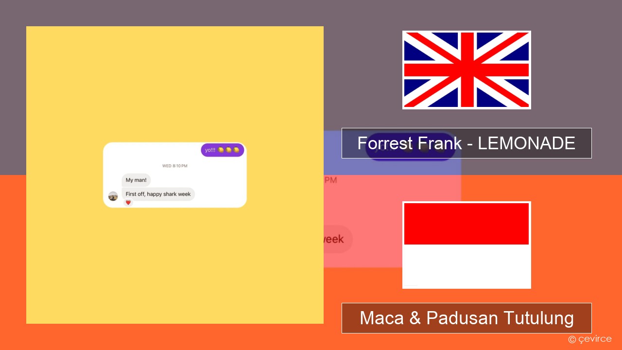 Forrest Frank – LEMONADE Sing Maca & Padusan Tutulung