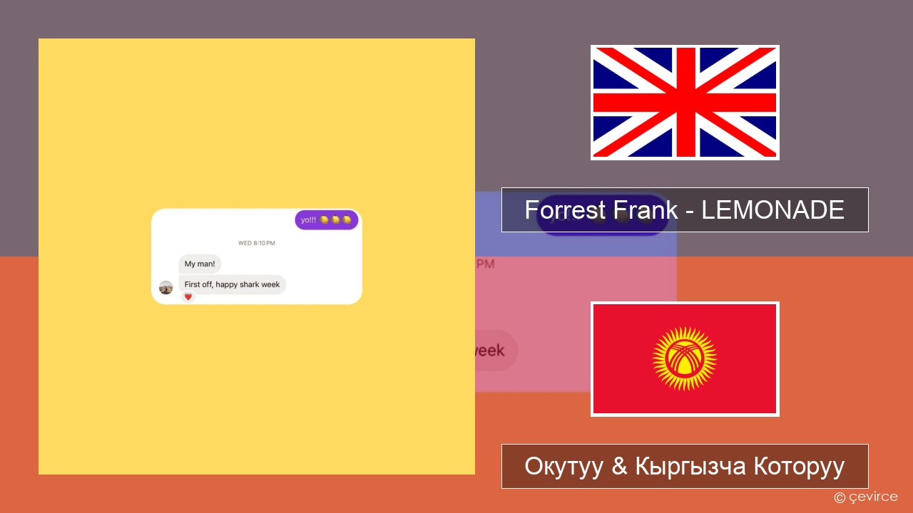 Forrest Frank – LEMONADE Англисче Окутуу & Кыргызча Которуу