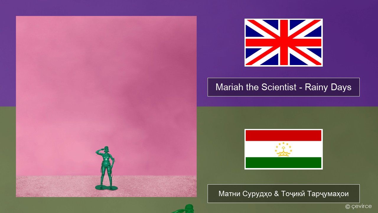 Mariah the Scientist – Rainy Days English Матни Сурудҳо & Тоҷикӣ Тарҷумаҳои