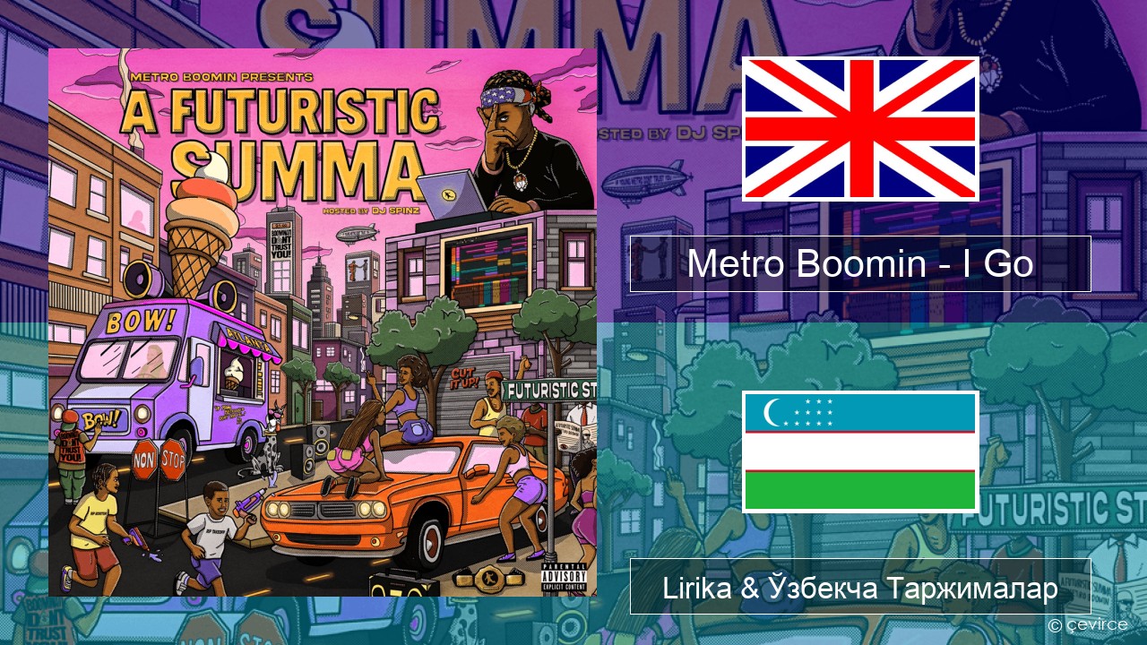 Metro Boomin – I Go Инглиз тили Lirika & Ўзбекча (Кирил) Таржималар