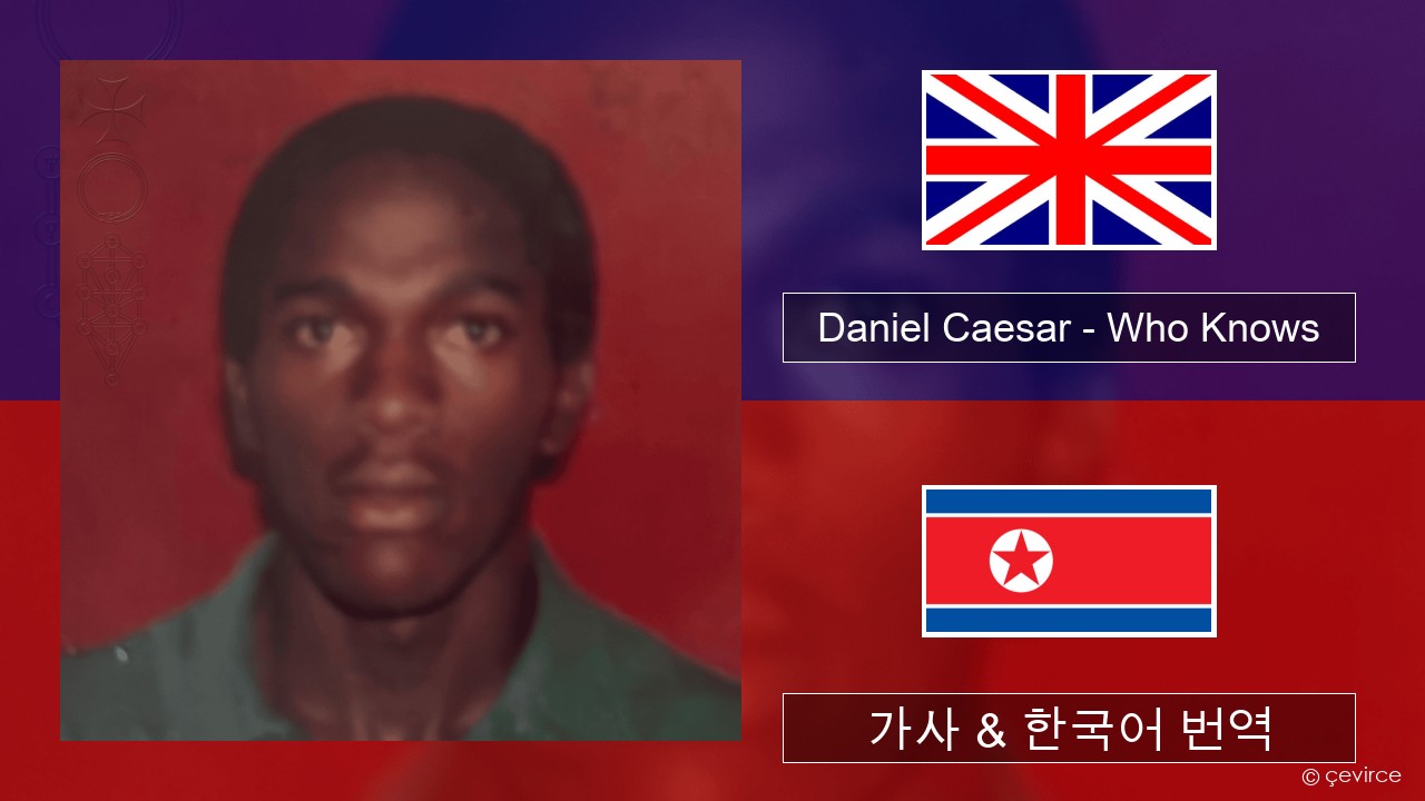 Daniel Caesar – Who Knows 영어 가사 & 한국어 번역