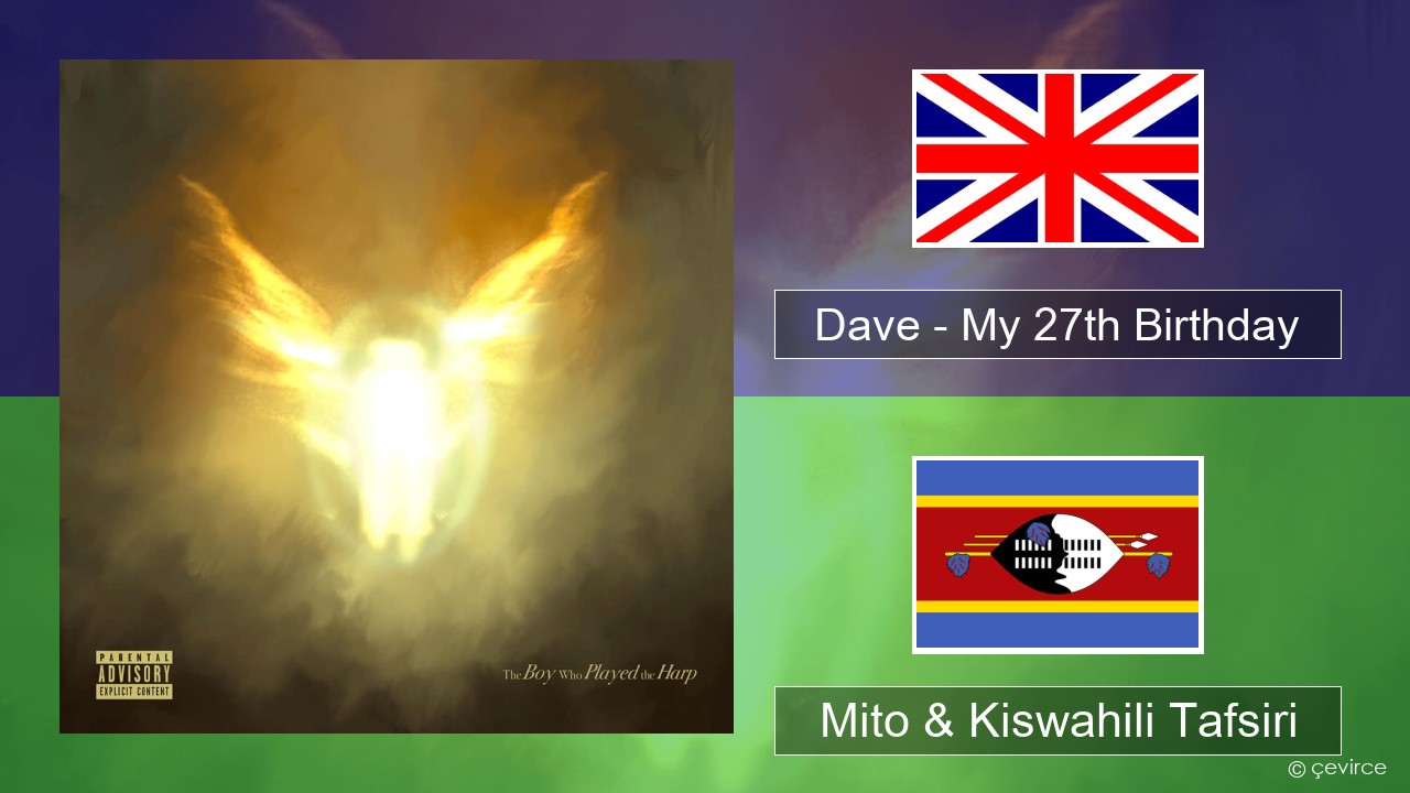 Dave – My 27th Birthday Englishen Mito & Kiswahili Tafsiri